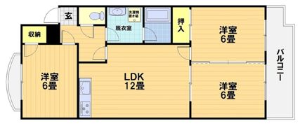 エバグリーン桂の間取り画像