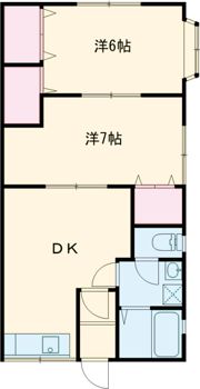 岸野コーポの間取り画像