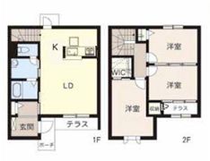 樵風館Cの間取り画像