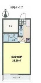 サンハイツ鶴崎の間取り画像