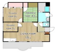 ハイツ福珠の間取り画像