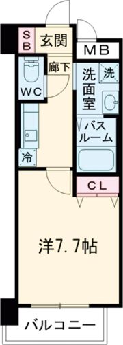 ピアグレース神戸の間取り画像