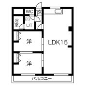 ハッピーコート三宅の間取り画像