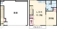 ガレージハウスLB B棟の間取り画像
