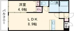 S-FORT平成けやき通りの間取り画像