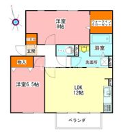 サンコート Aの間取り画像