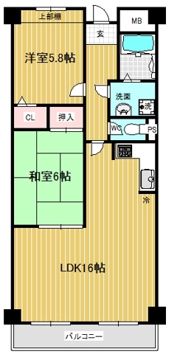 リアライズ高槻の間取り画像