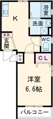 リトルハイツの間取り画像