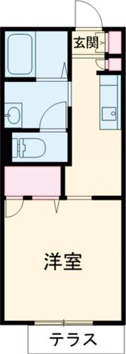 インステージ繁昌Ⅰ Bの間取り画像