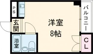 マンション渚の間取り画像