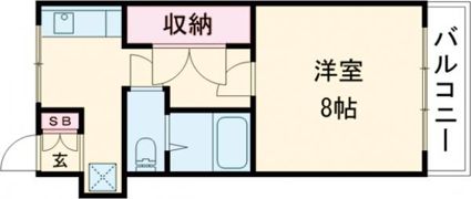 ジュネス伊伝居Ⅱの間取り画像