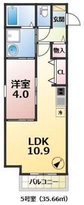 cookieの間取り画像