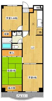カーサシンフォニアの間取り画像