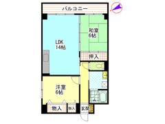 ヤスダビル7の間取り画像