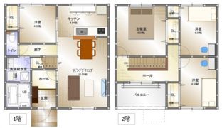 クレールMKの間取り画像