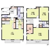 世田谷区東玉川1丁目貸家の間取り画像