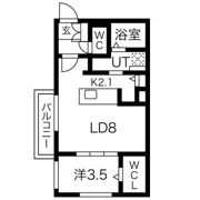 casaAT月寒中央の間取り画像