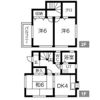 蒲生本町貸家の間取り画像