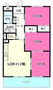 エスポワールの間取り画像