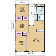 アーバンポイント三好IIの間取り画像