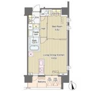 ヴェルデコート西新宿の間取り画像