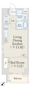 AVENIR渋谷本町の間取り画像
