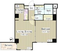 Court Hatsudaiの間取り画像