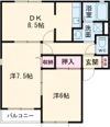 エントピア梅美 A棟の間取り画像