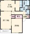 エントピア梅美 A棟の間取り画像