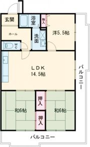 エステート南平野の間取り画像