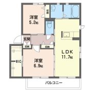 カトリーヌ Eの間取り画像