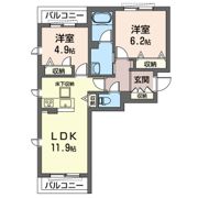 ラ・ヴィエルジュ IIの間取り画像