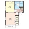 スーバンビラBの間取り画像