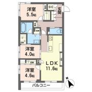 グランデアルベロ南八幡の間取り画像