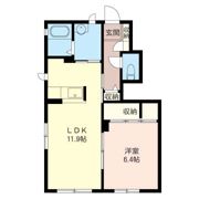 フォレスト・ウィル Bの間取り画像