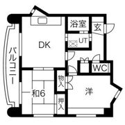 レインボー尾頭橋IIの間取り画像