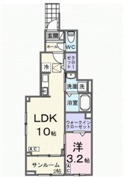ソルジエンテの間取り画像