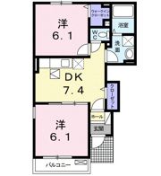 サニーガーデンAの間取り画像