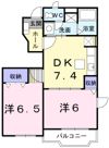 フィオーレ Aの間取り画像