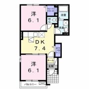 カントリー・ローズAの間取り画像