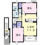 ヴィオラⅠの間取り画像