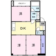 ハイツ中西の間取り画像