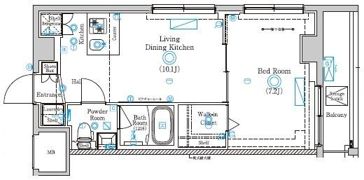 ラフィスタ亀有の間取り画像