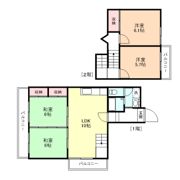 下赤江Pleaseの間取り画像