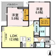 メゾンアーク西新井Ⅱの間取り画像