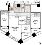 新宿アインスタワーの間取り画像