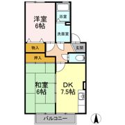 エスポワールマキの間取り画像