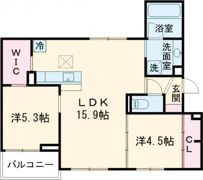 D-chambre新矢田の間取り画像