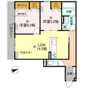 D-residence荘園Bの間取り画像