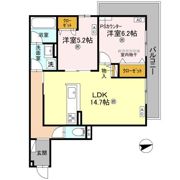 D-residence荘園Bの間取り画像